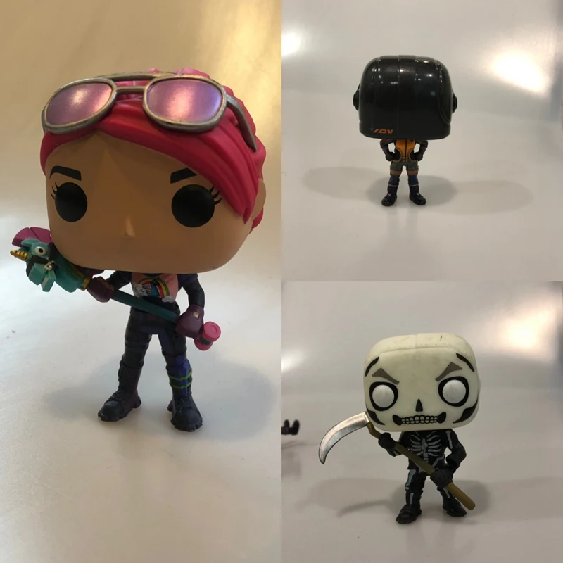 Funko pop использованные игры яркий бомбардировщик, Skull Trooper, темный Вояджер, Valor винил Фигурка Коллекционная модель свободная игрушка
