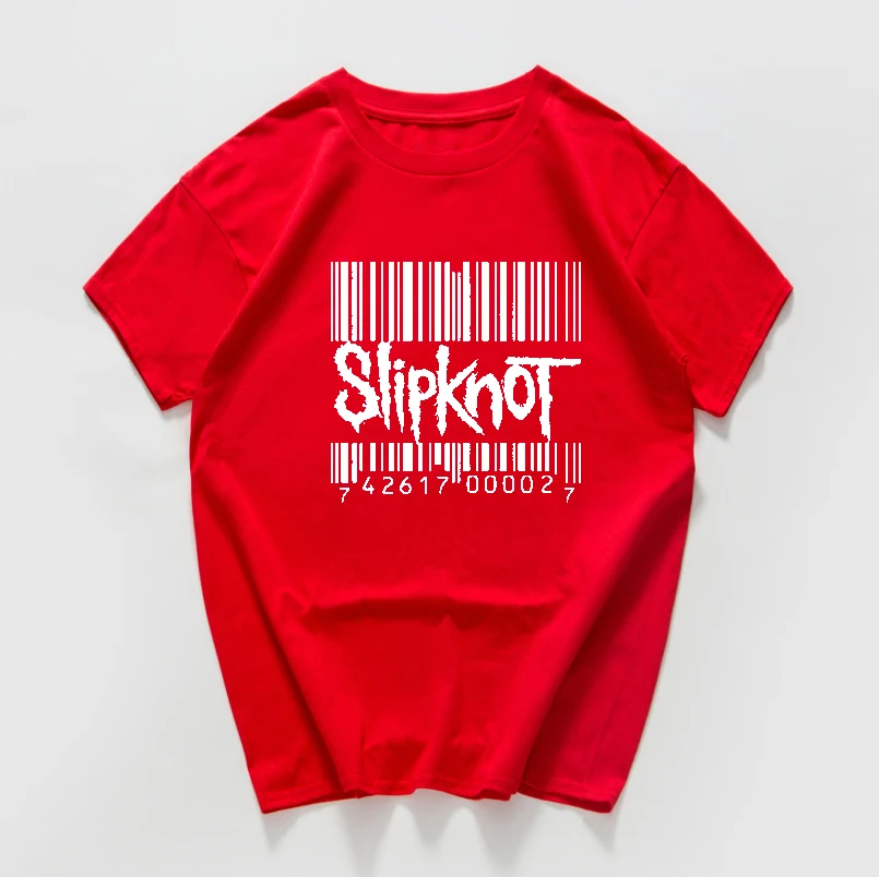 Женские футболки с тяжелой металлической лентой Slipknot, повседневные, большие размеры, женская футболка, летняя, хлопок, женская футболка, женская одежда