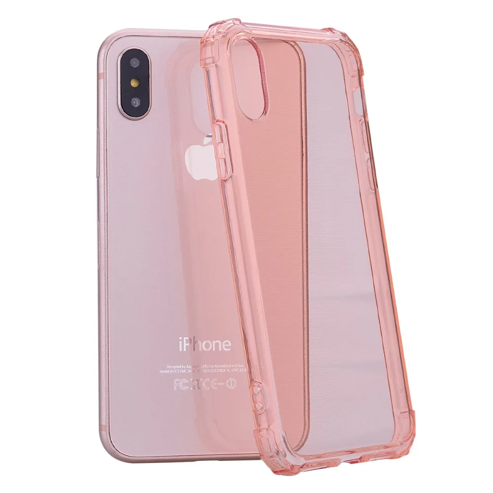 New Arrival 4 Corners Air Bag Protection Shockproof Transparent Soft TPU Silicone Case For iPhone X i5 i6 i7 i8 Plus Back Cover | Мобильные