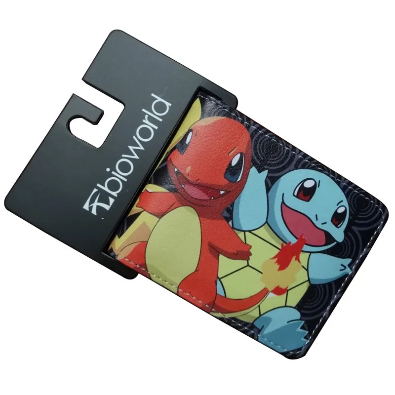 16 Аниме Пикачу Бумажник игры Pokemon кошелек подарок для мальчика девочки; дети мультфильм Pocket Monster мешок денег Для мужчин Для женщин кожа короткие кошельки - Цвет: 16