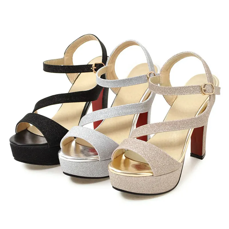 Fanyuan/женские сандалии на платформе летние туфли с открытым носком толстые