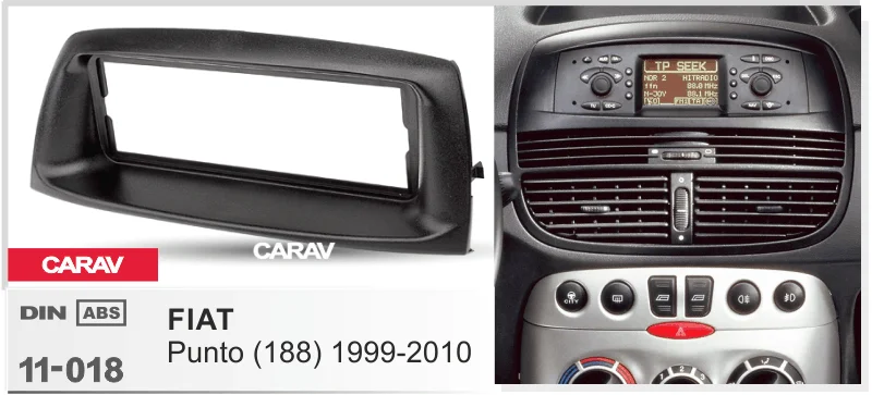 CARAV 11-018 автомобильный стерео тире комплект радио CD-плеер установка крепление для FIAT Punto(188) 1999-2010