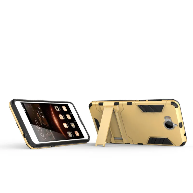 3D Роскошные комбо Панцири чехол для Huawei Y5 Y5 III 3 для Huawei Y6 Противоударный задняя крышка корпуса основа с подставкой
