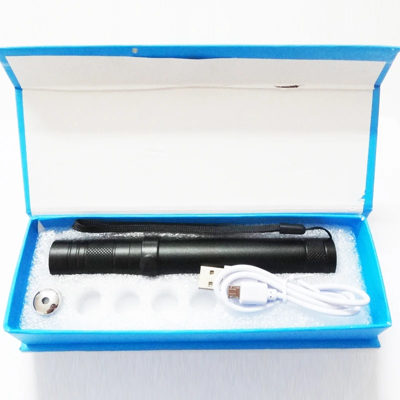 Синяя лазерная указка Power ful перезаряжаемая USB ручка для кемпинга архитектуры