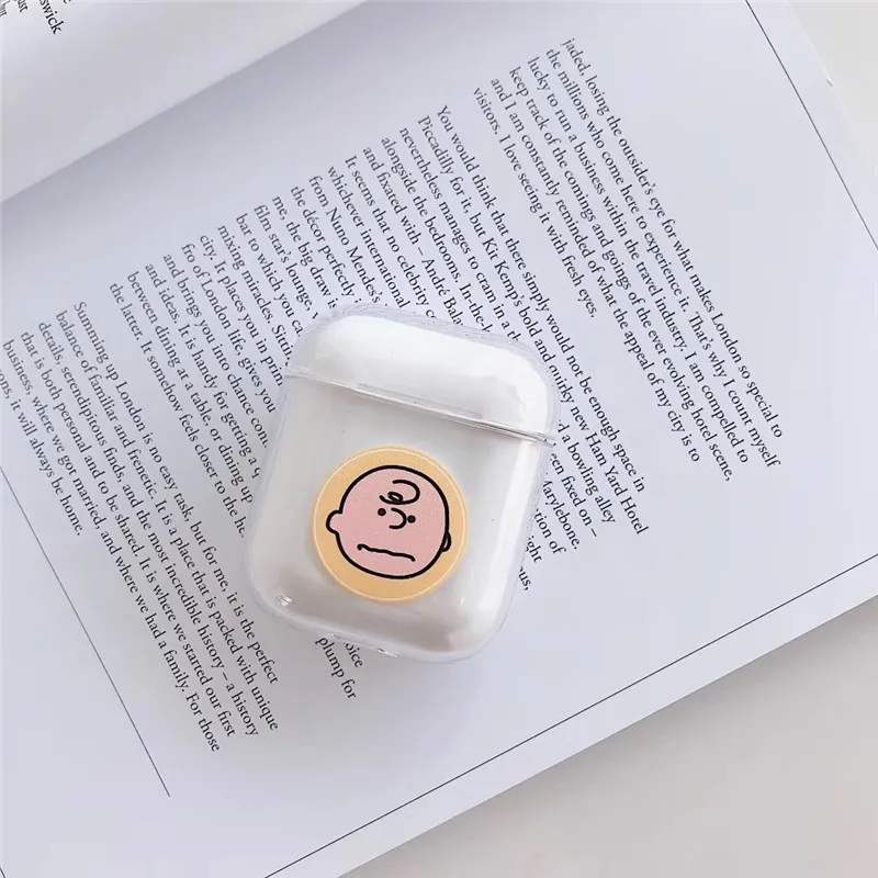Мультфильм Bluetooth Беспроводной наушники чехол для AirPods Защитная крышка аксессуары милый Жесткий Чехол для Apple Airpods зарядки сумки - Цвет: A3