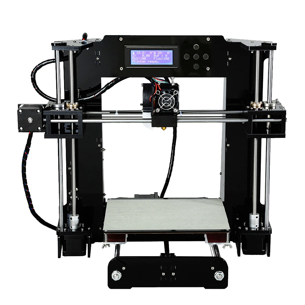 Anet A6/автоматическое выравнивание A6 3D принтер Полный акриловый каркас
