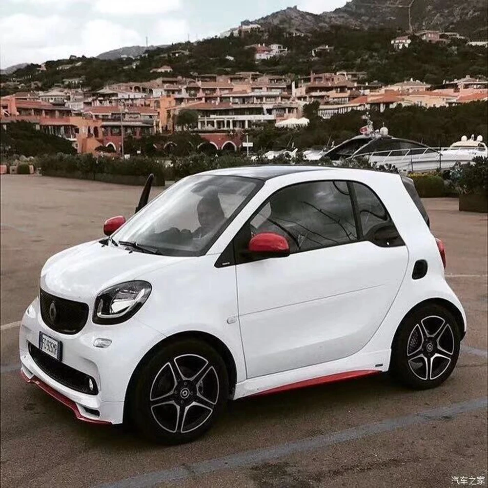 Для Benz Smart Fortwo Forfour 453 PP Неокрашенная передняя задняя боковая юбка переднее заднее