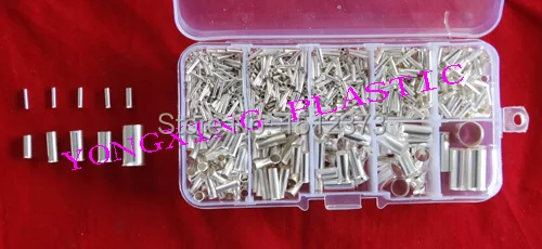 

1236 piece/lot naked insulated tube terminal from 22-4AWG wire ferrules