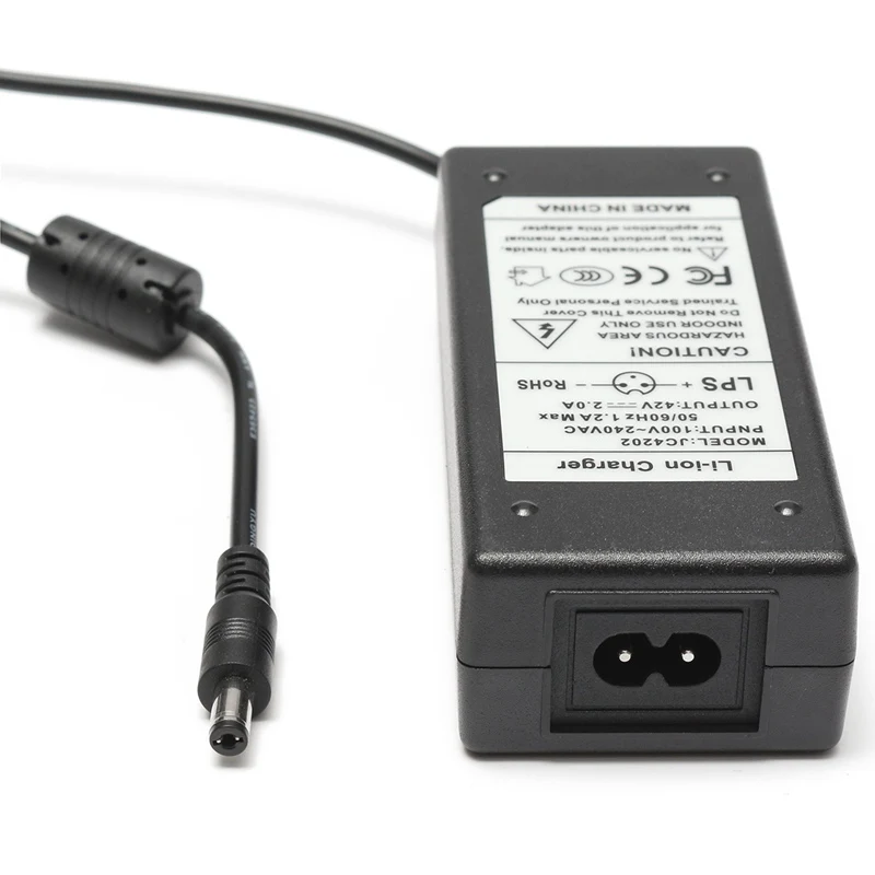 2A 42V зарядное устройство адаптер для 36V литий-ионная литиевая батарея двухколесное автомобильное зарядное устройство s Новое поступление