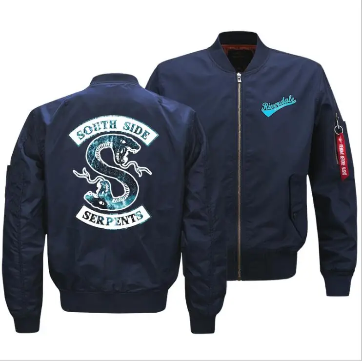 Осенне-зимнее пальто для мужчин's riverdale river valley town jacket air force one flight custom suit | Мужская