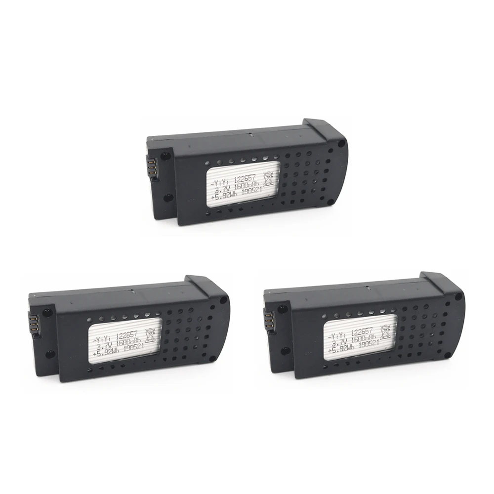 3 шт. Оригинальный 3,7 V 1600mAh аккумулятор для SG106 RC вертолет Дрон Квадрокоптер запасные части SG-106 батарея