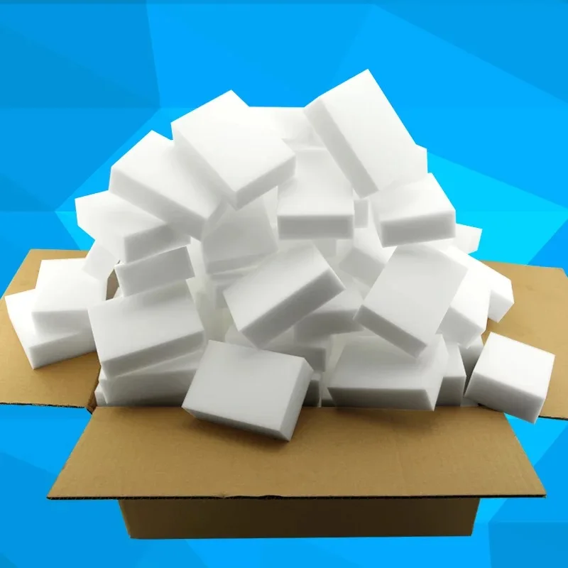 100pcs/pack White Nano Magic Kitchen Scrub Sponge Home Bathroom Office Eraser Cleaning Dish Washing Household Cleaner | Дом и сад