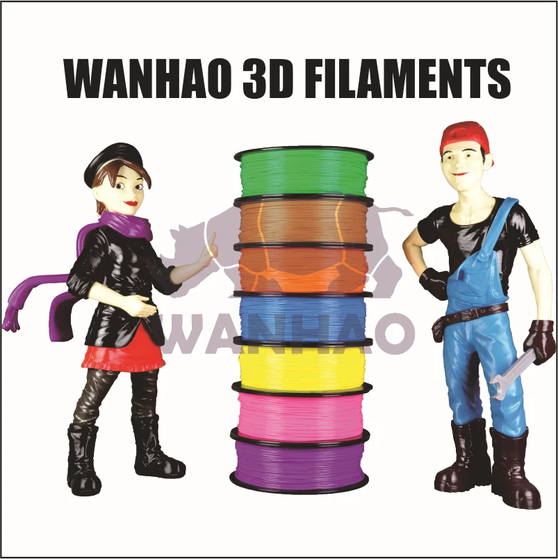 WANHAO 1 75 мм ABS нити скидка посылка кг/рулон * 8 рулонов всего кг для всех FDM 3D-принтеры
