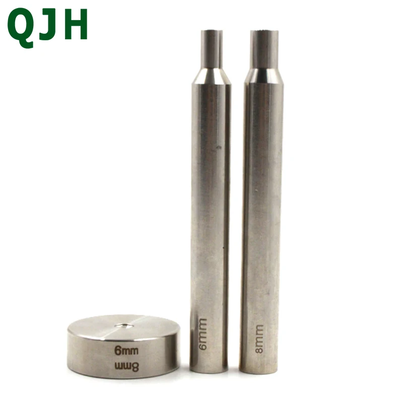 6 мм/8 мм заклепки монтажный инструмент комплект кожаной одежды Кнопка штамповки