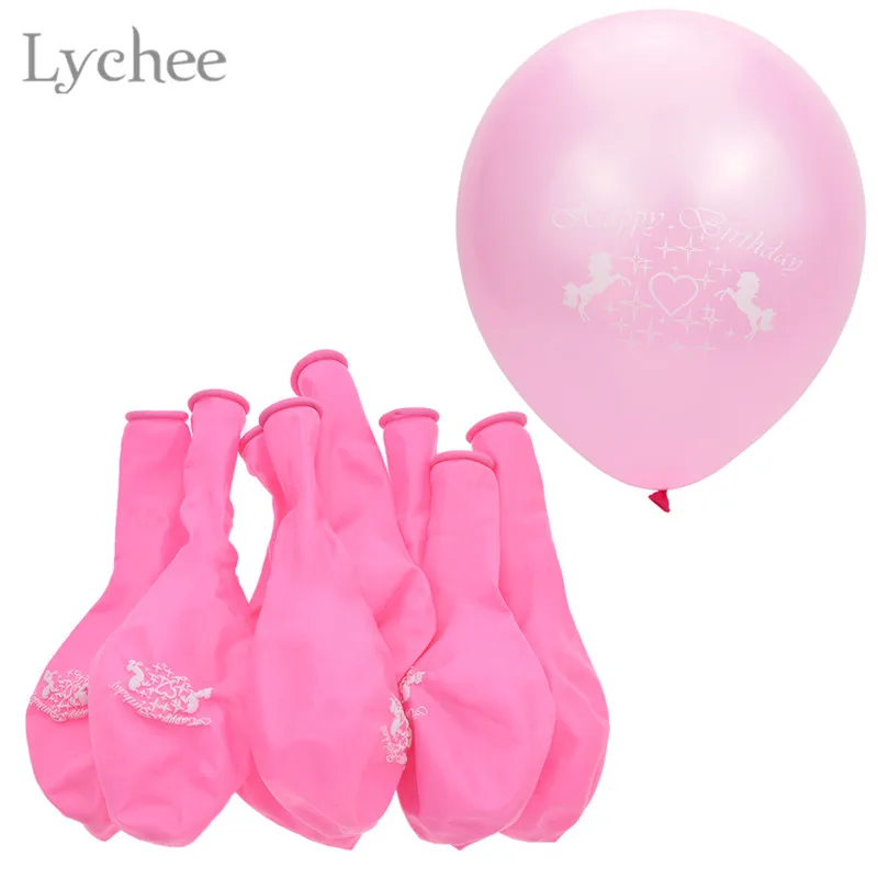 10 шт. латексные воздушные шарики в виде единорога Lychee Life Свадебные товары для