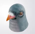 Латексная Маска животного с головой голубя, гигантская птица на Хэллоуин, маскарадные резиновые маски на всё лицо, взрослые Косплей-реквизиты для вечеринки, платья для выпускного вечера