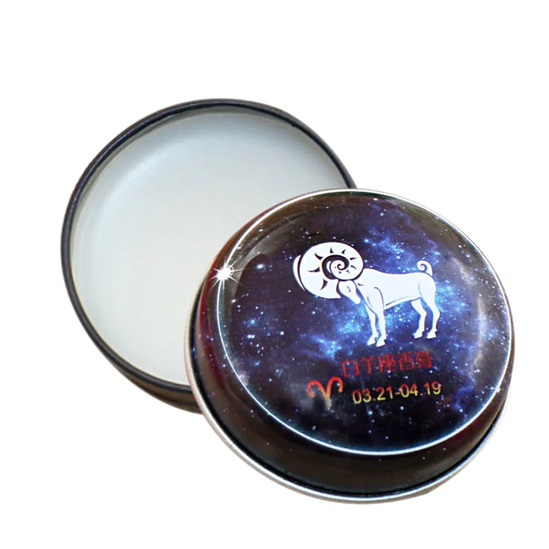 

Top selling 1 PC Unisex Magic Zodiac Fragrance 12 Signs Constellation Deodorant Perfumed Solid Portable Tin Box Balm