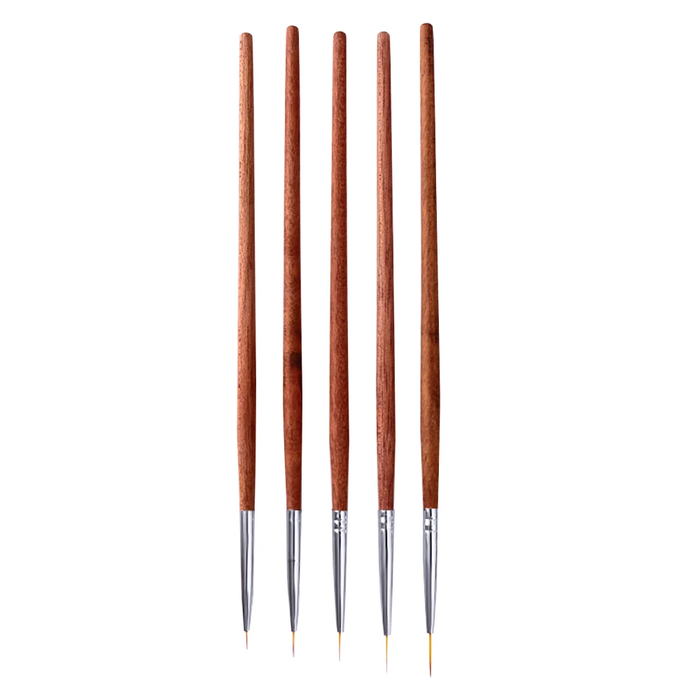УФ гель Nail Brush Set Redwood ручка Акриловые Рисунок Кистью Liner Живопись гелевая польский