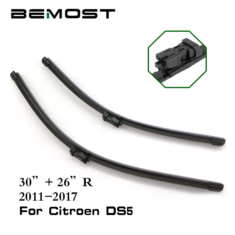 DS5 3026R Автомобильные светодиодные лампы фар головного света BEMOST автомобильные передние Дворники для лобового стекла лезвия для Citroen DS5 3"+ 26" R, 2011 2012 2013 кнопка для укладки волос - Цвет: DS5 3026R