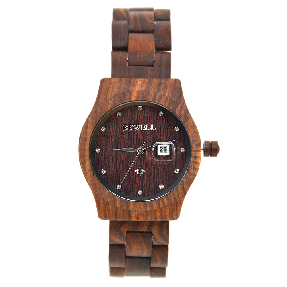 BEWELL оригинальные деревянные часы унисекс Для мужчин женщин мода часовой бренд