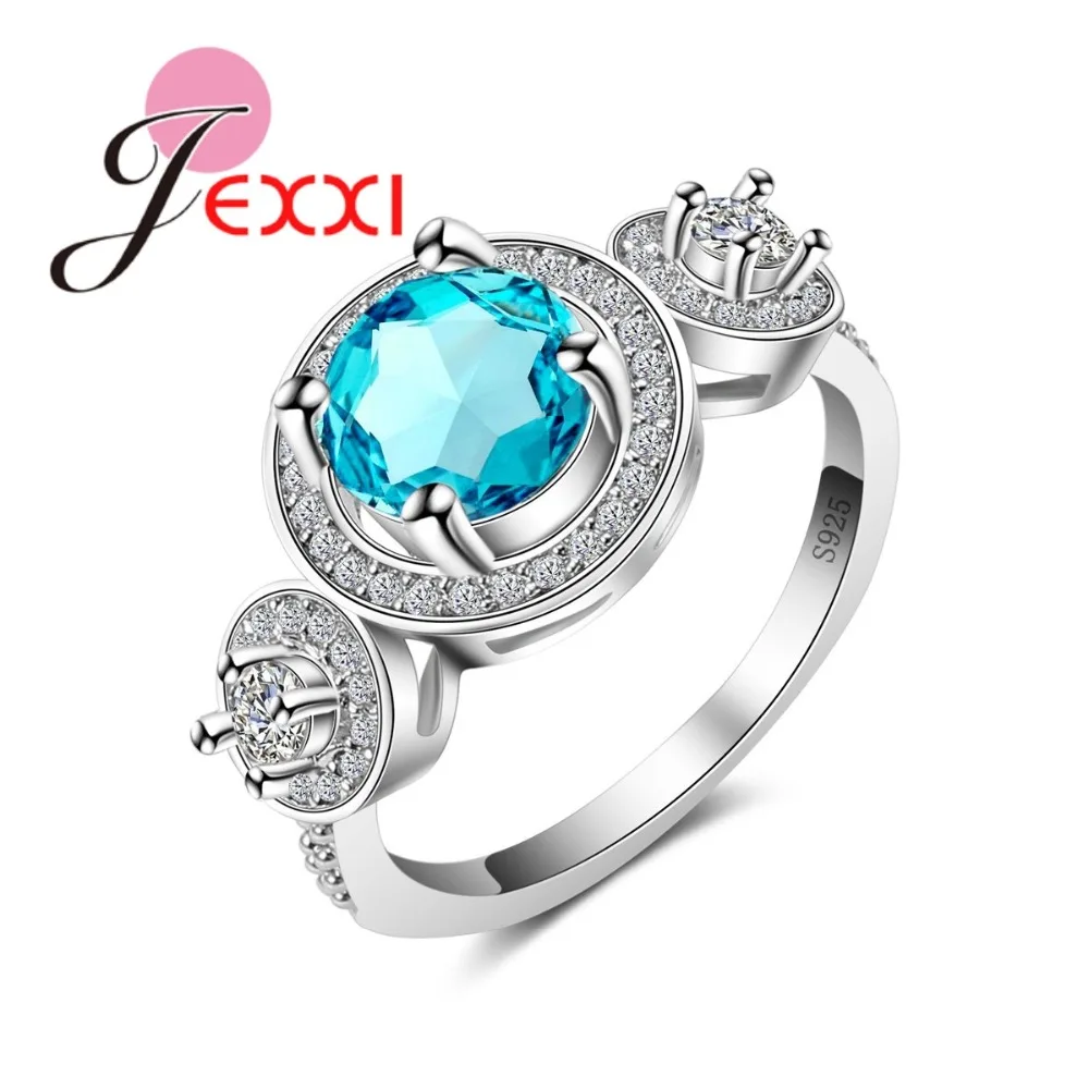 Charm Women Cubic Zirconia Rings For Wedding Engagement Jewelry Accessory 925 Sterling Silver Anniversary Anillos Bague | Украшения и