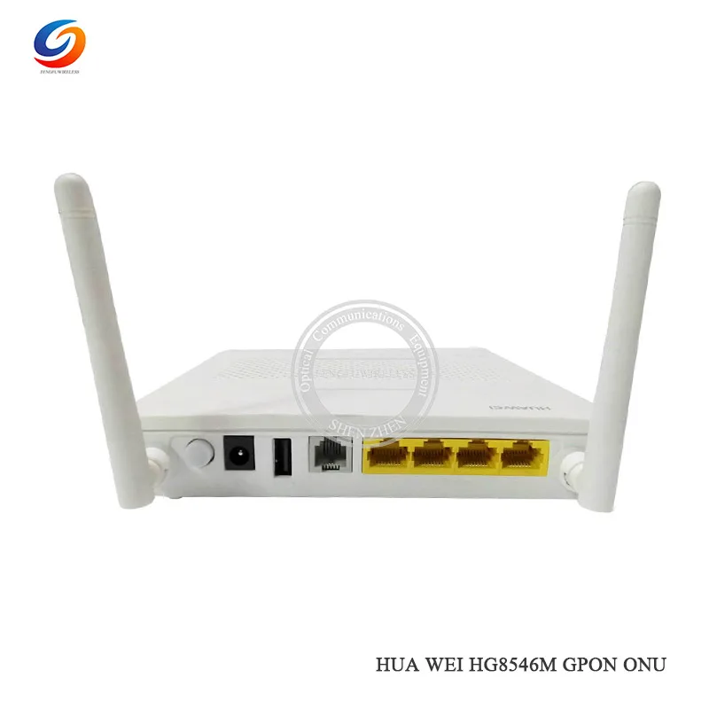 Популярный б/у HW HG8546M GPON терминал ONU, HGU режим трассы, 1GE порт+ 3FE порт+ 1 телефон+ wifi, Gpon ONT