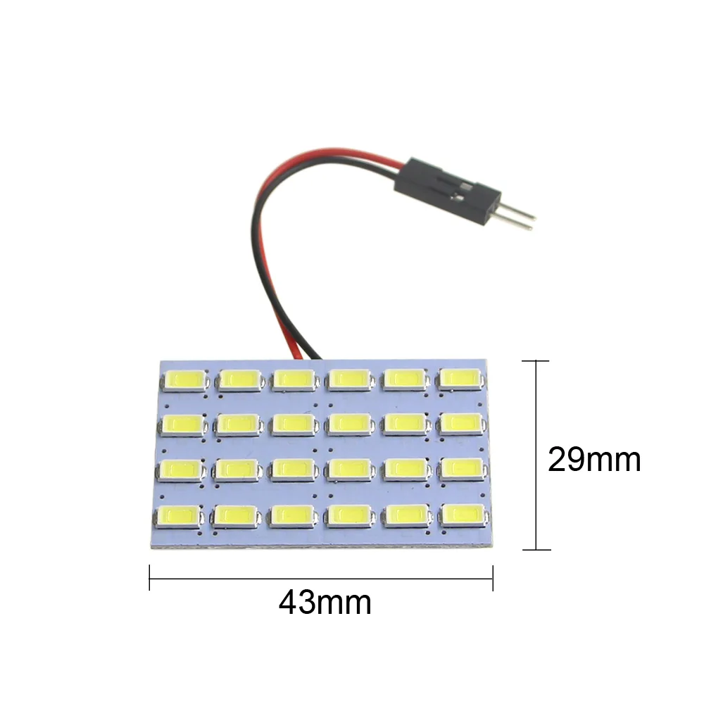 KEIN 24SMD Панель супер яркая BA9S festoon T10 W5W T4W светодиодная Автомобильная 31 мм лампа для