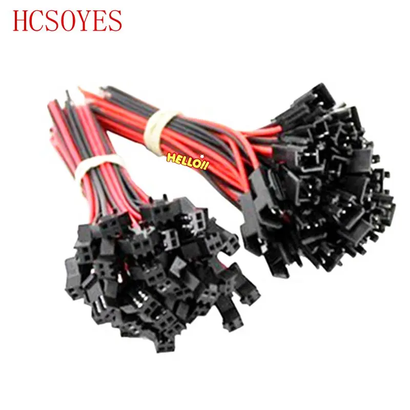 Оптовая продажа 200/пара 2pin Разъем 10 мм провод для светодиодной ленты Драйвер