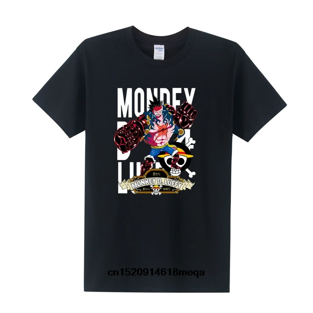 Горячая Обезьяна D Luffy футболка для мужчин с коротким рукавом футболки Аниме one piece