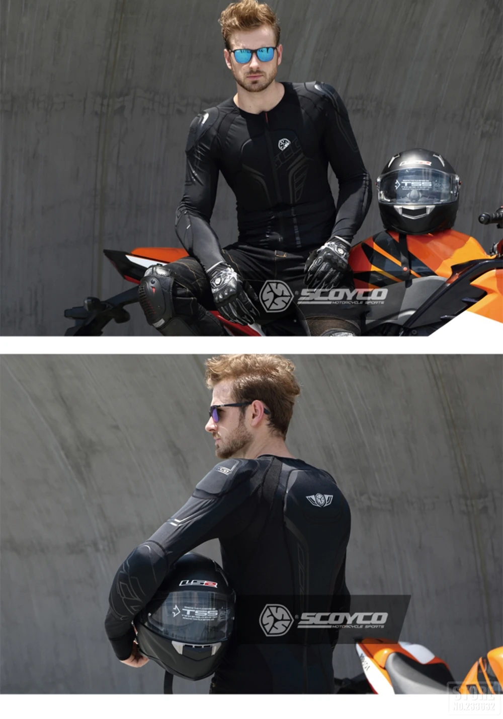 SCOYCO мотоциклетная куртка Chaqueta Moto защита для мотокросса Мото куртка броня для мотокросса гоночная броня для мужчин и женщин
