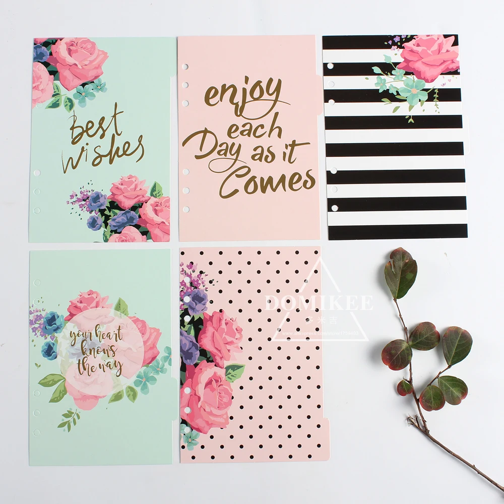 Новинка 2019 года мультяшная фотобумага для спиральных блокнотов индексная бумага