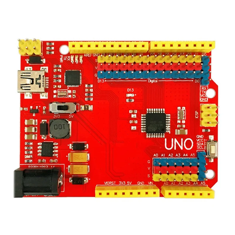 1 шт. Uno R3 плата Atmega 16U2 + Mega328P Чип 16 МГц для Arduino макетная Usb кабель | Электроника