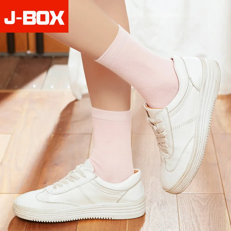 Зимние теплые женские носки однотонные цветные длинные повседневные толстые