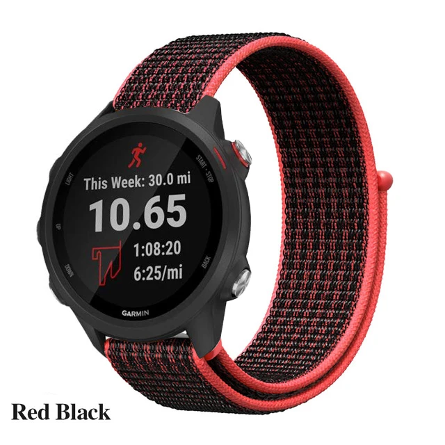 Нейлоновый ремешок-петля для Garmin Forerunner 245 M/Garmin vivoactive 3 Forerunner 645, Смарт-часы, браслет, ремешок для часов