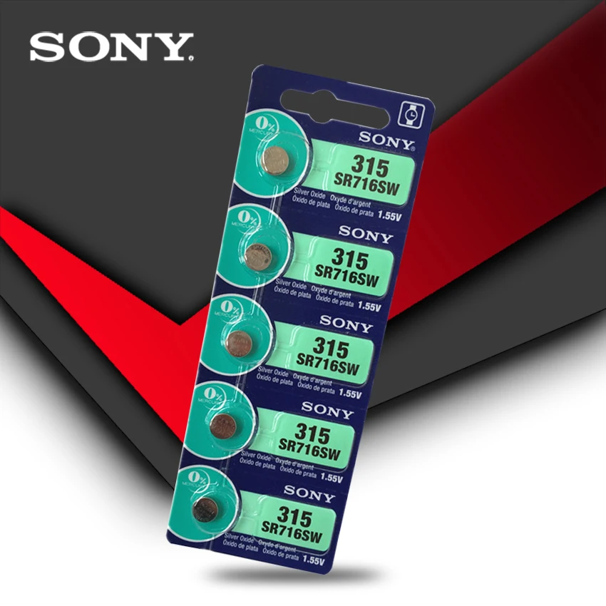 1 шт. sony 315 SR716 SR716SW EP2012 D315 батареи для сотовых кнопок оксид серебра для мужчин, женщин, детей часы Розничная карта