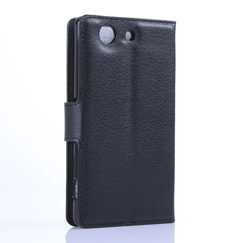 Мода Книга Стиль PU Кожаный Чехол Flip Case Для Sony XPERIA Z4 Мин/Z4 Compacti С Mastercard Держатель И