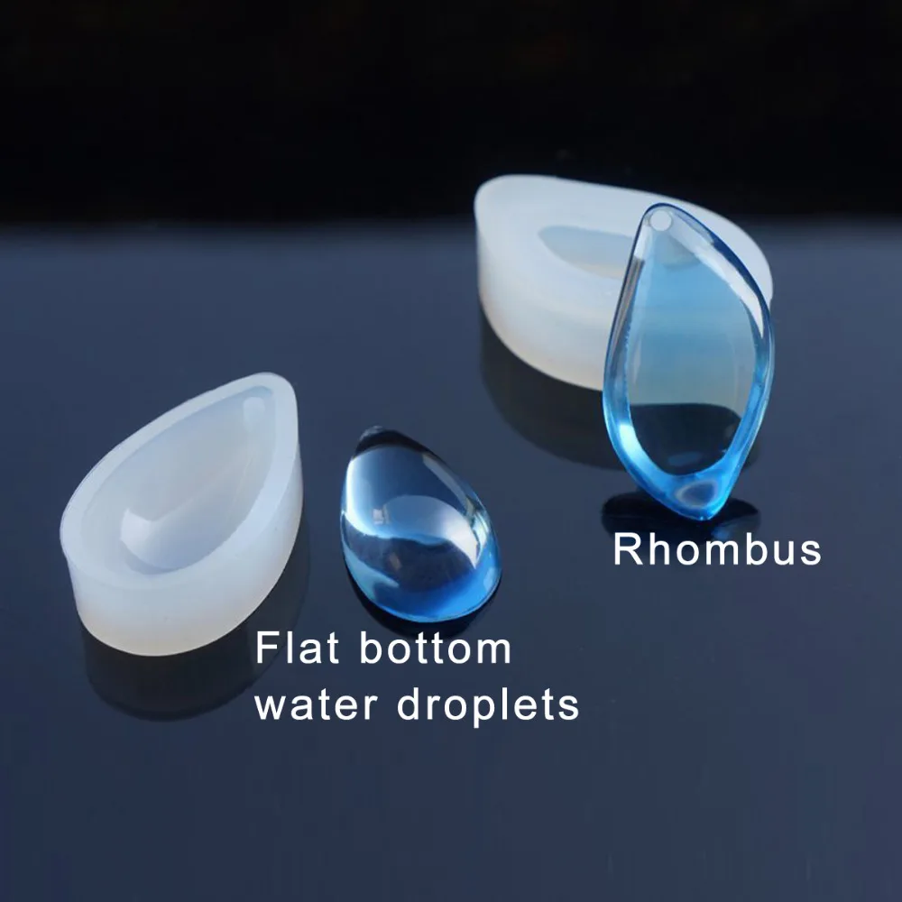 Ювелирные изделия кулон Смола пресс форм каплевидные силиконовые формы капли с