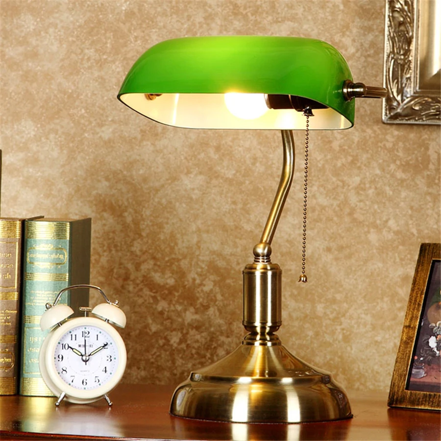 Настольная лампа в стиле ретро декоративный светильник кантри для гостиной