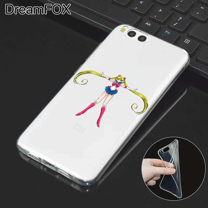 DREAMFOX L545 Сейлор Мун силиконовый чехол-накладка из мягкого ТПУ чехол крышка для Xiaomi