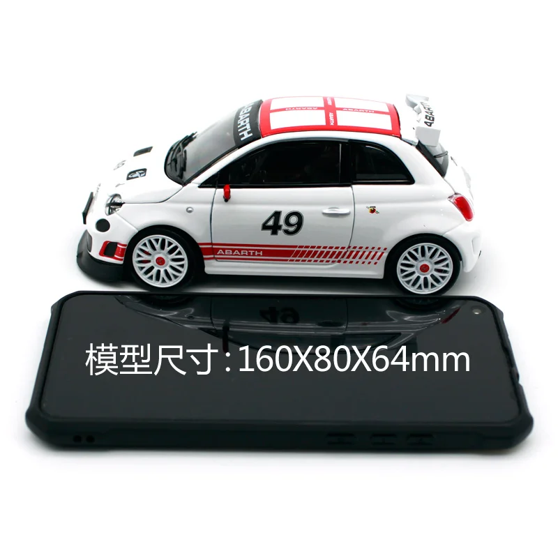 Bburago 1:24 Fiat ABARTH 500 Assetto Corse трек автомобиль литья под давлением открытые двери классический motorcar diecast сбор моделей автомобилей новые акции
