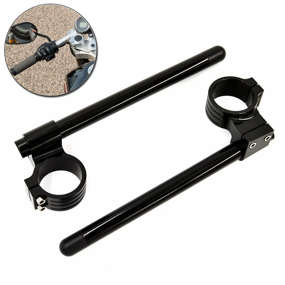 

BJMOTO Universal Motorcycle Alloy CNC 46MM 48MM 50MM 51MM 52MM 53MM 54MM Clip Ons Clipon Fork Handlebar Lever