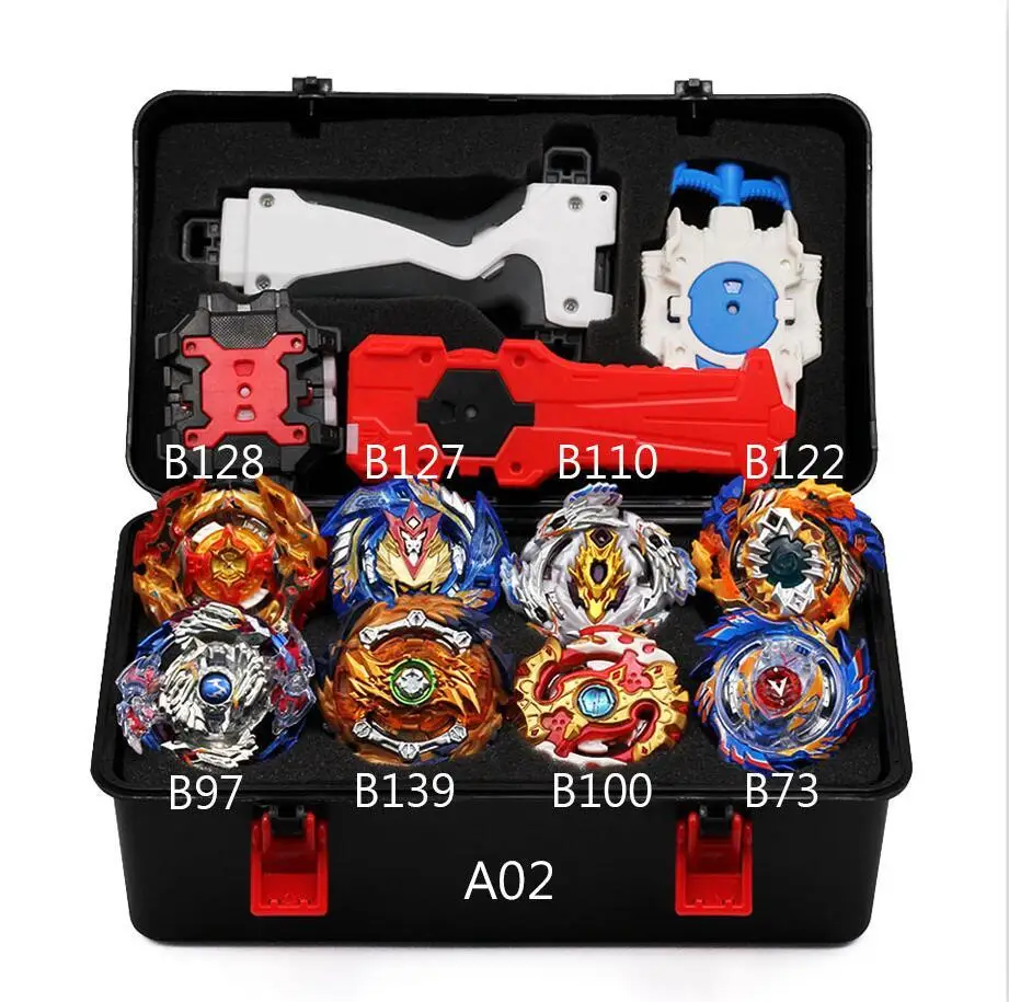 Beyblade Burst B139 B134 B131 Metal Fusion 4d With 4 Launcher Bayblade Burst Spinning Top Christmas Gift For Kids Toys
