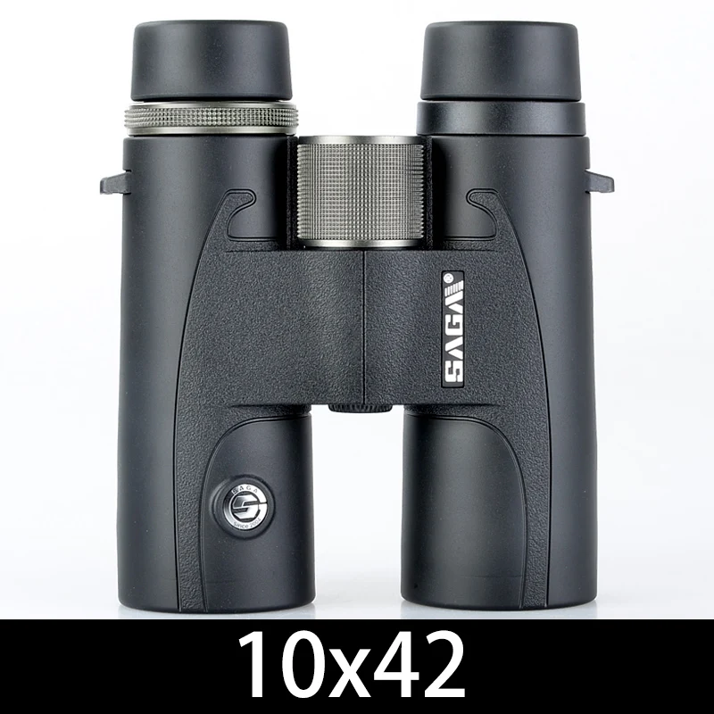 10x42Black SAGA красочный бинокль 8x42 10x42 телескоп для взрослых бинокль открытый подарок компактный концертный HD Кемпинг оптический инструмент Пешие прогулки - Цвет: 10x42Black