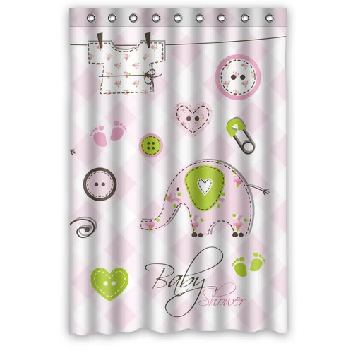 Хороший предназначенный занавески для душа пользовательские мультфильм слон с