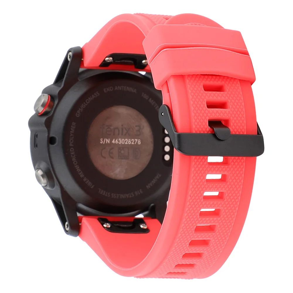 Quick Fit Силиконовый ремешок для часов 20 мм/22 мм/26 мм для Garmin Fenix 5X/5X Плюс/5S/5/3/3HR/Forerunner 935/Quatix 3/5 резиновый ремешок