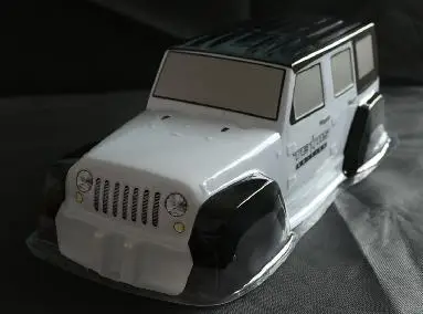 2 шт. 1/10 RC 313 мм Колесная база Jeep Wrangler Rubicon ПВХ корпус для Рок Гусеничный осевой SCX10 D90 TAMIYA CC01 hsp Monster truck