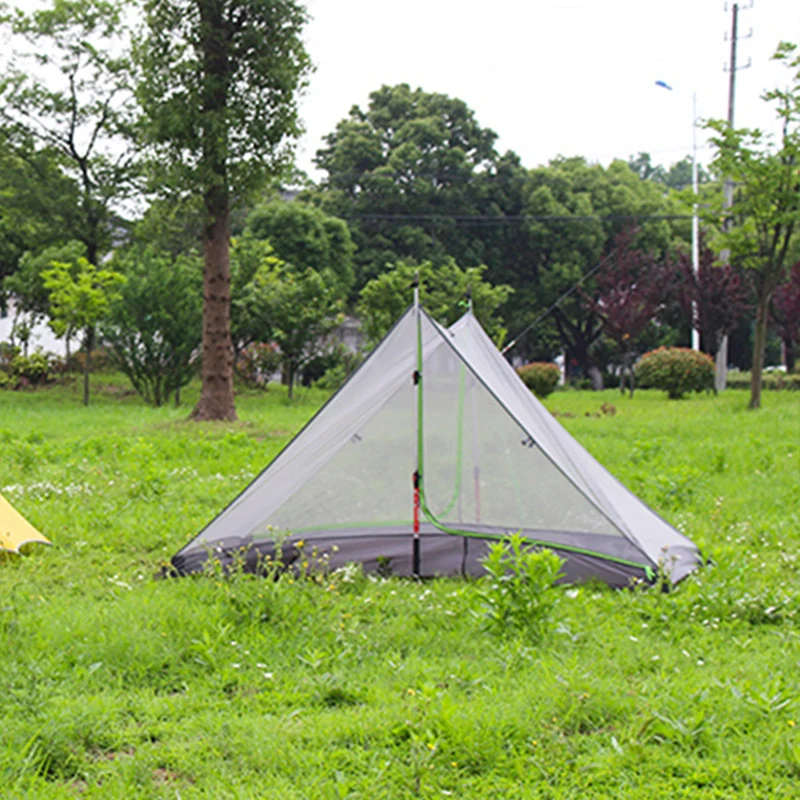 2 People Oudoor Ultralight Camping Tent 3 Season 2 Person Professional 20D Nylon Silicon Coating Rodless Tent Pyramid