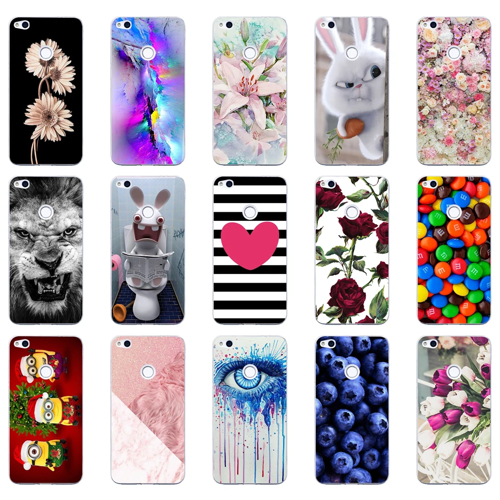 S 5 2 &quotдюймовый Huawei P8 Lite 2017 чехол мягкий силиконовый P9 lite TPU Мягкий задний Чехол Honor