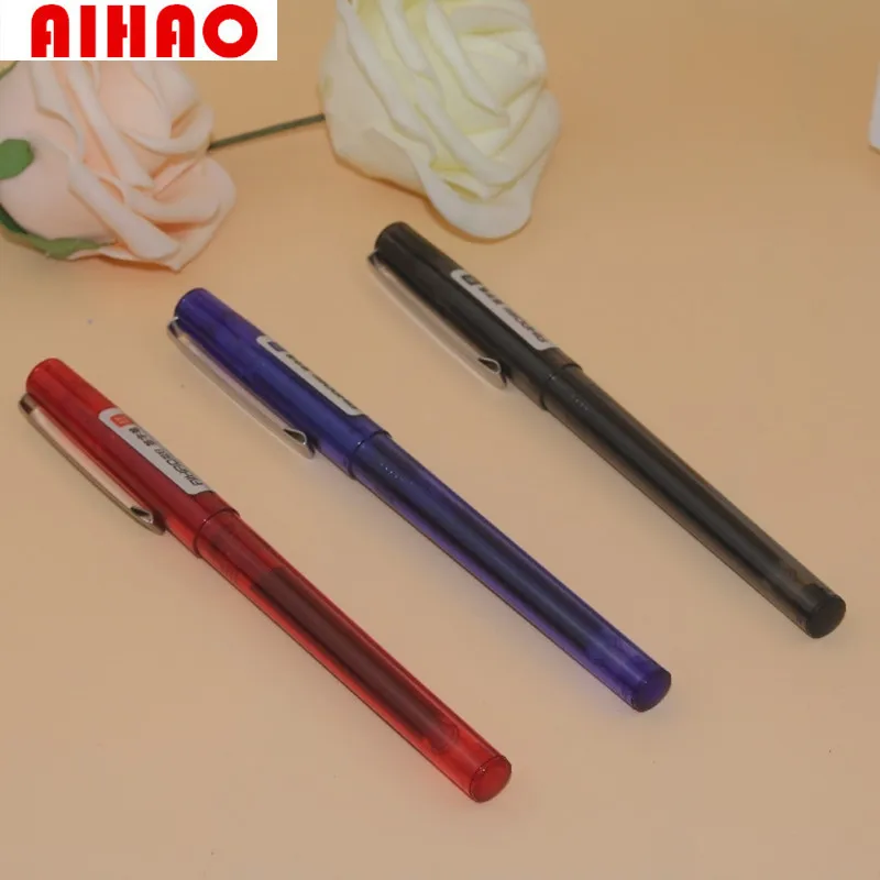 AIHAO Фирменная гелевая ручка с 0 5 точками гладкое письмо 12 шт. шариковая школьный