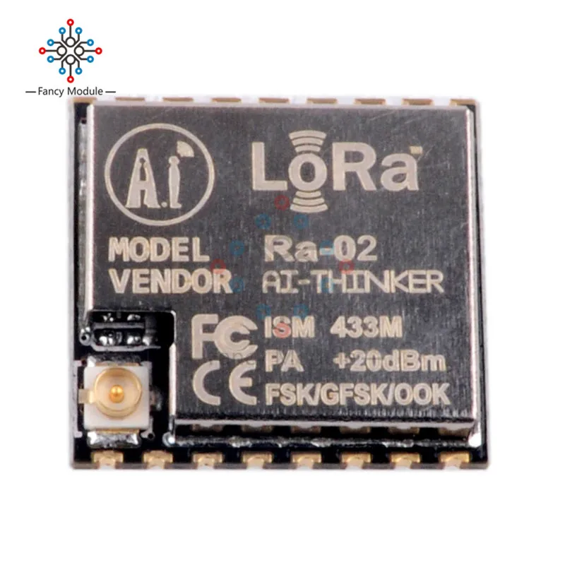 

LoRa SX1278 433M 10KM Wireless Spread Spectrum Transmission Module Ra-02 SX1278 IPEX Socket DIY Kit for Smart Home Meter Reading